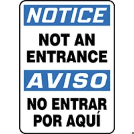 Accuform BILINGUAL OSHA NOTICE SAFETY SIGN NOT SBMADM812VP